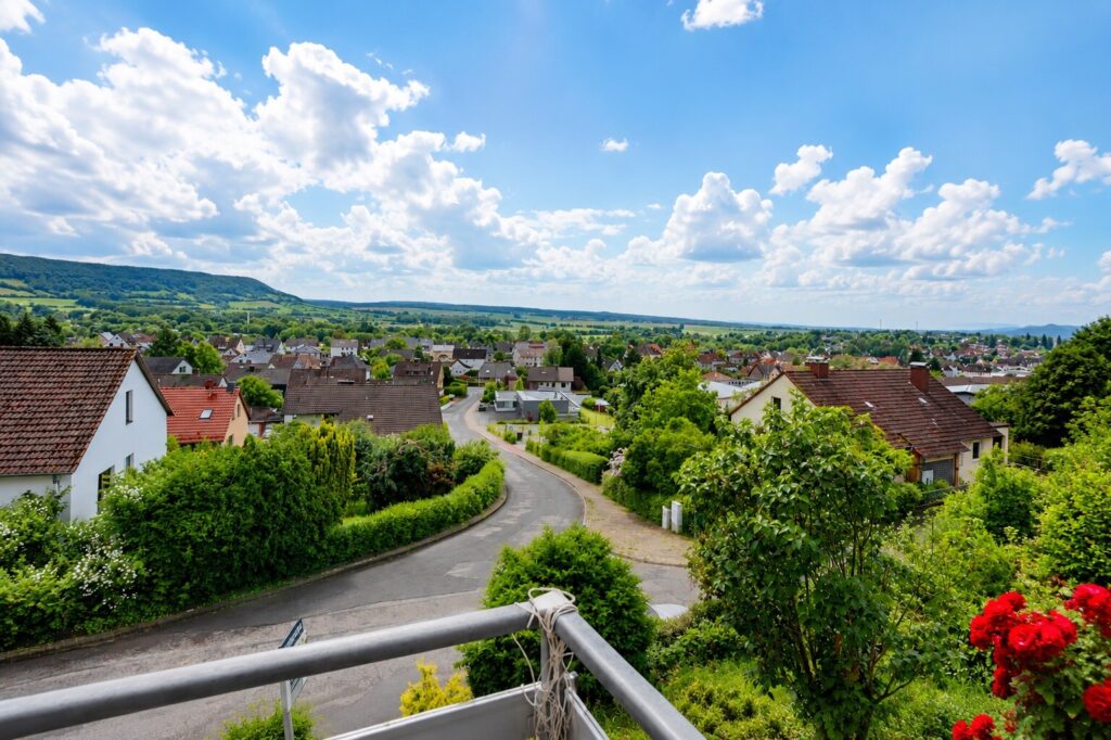 Ausblick Balkon