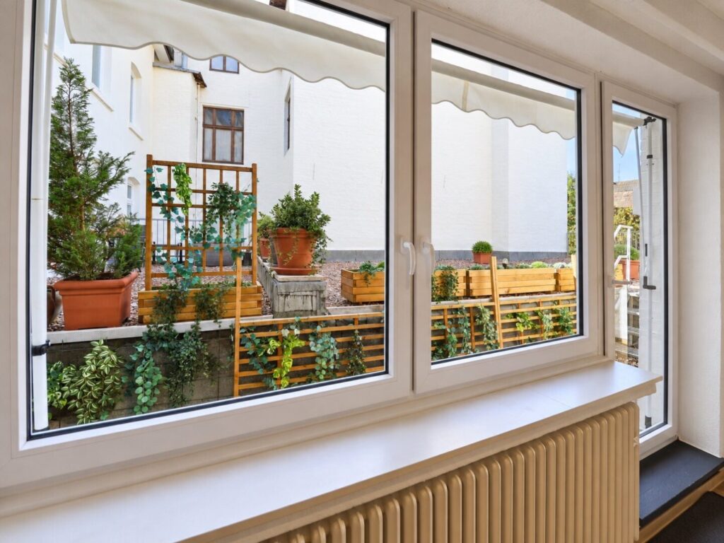 Ausblick aus dem Wohnzimmer