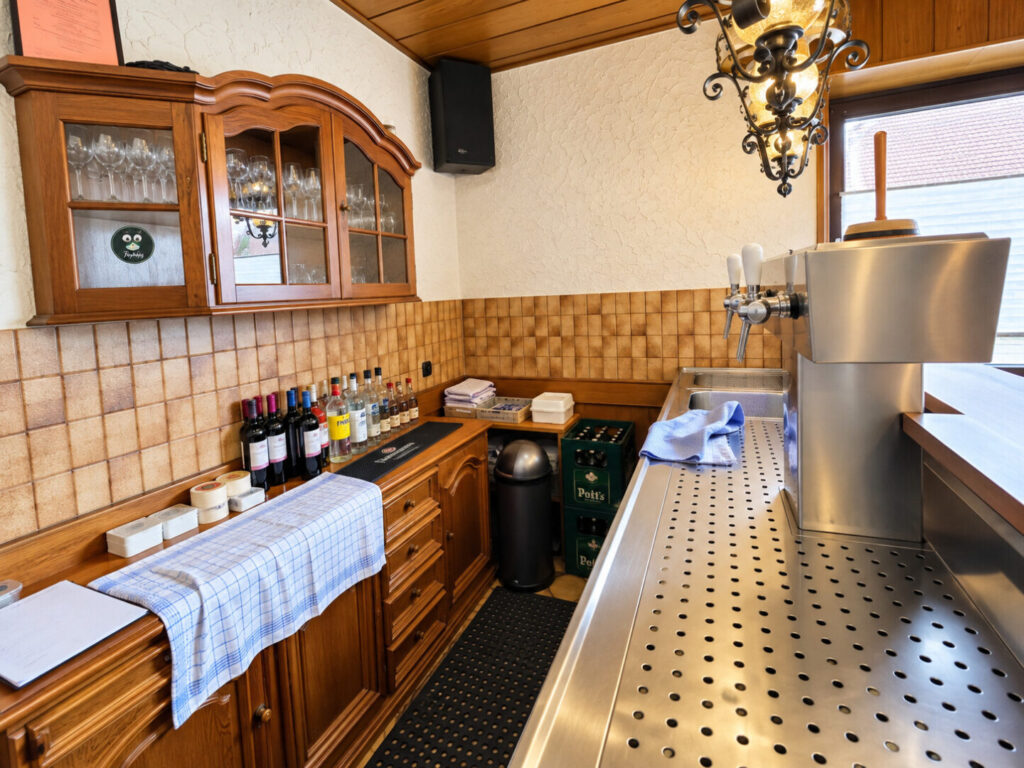 Theke im Saal